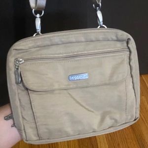 Baggallini Adjustable Crossbody Tan Bag